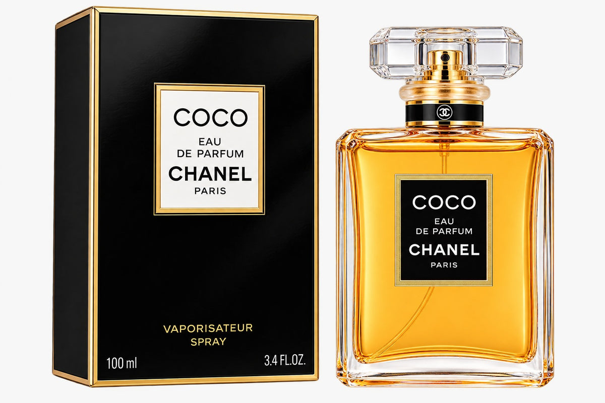 Coco Chanel Eau de Parfum for Women 100ml (3.4 oz) – Elegant Luxury Fragrance Spray