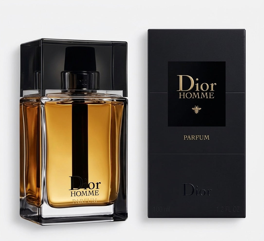 Dior Homme Parfum for Men – Rich Leather Woody Iris Fragrance | Long Lasting Luxury Designer Perfume | 100ml