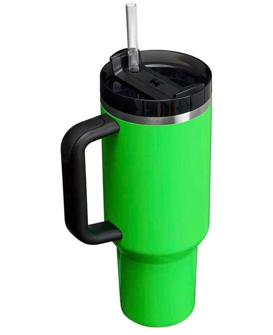 Stanley The Quencher 40 oz H2.0 FlowState Tumbler - Fluorescent Green