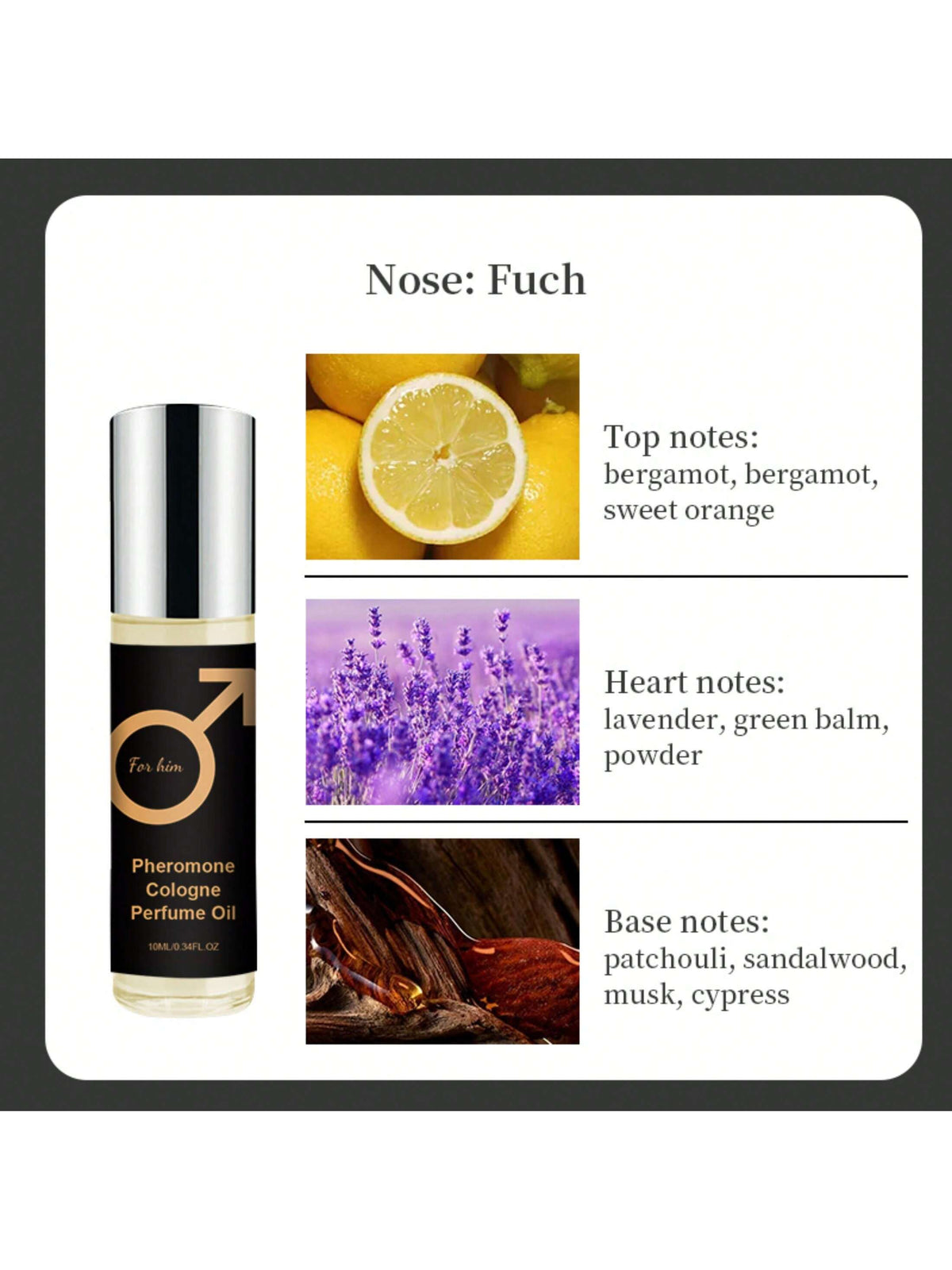 Men’s Pheromone Cologne Roll-On – Enhance Your Magnetic Appeal