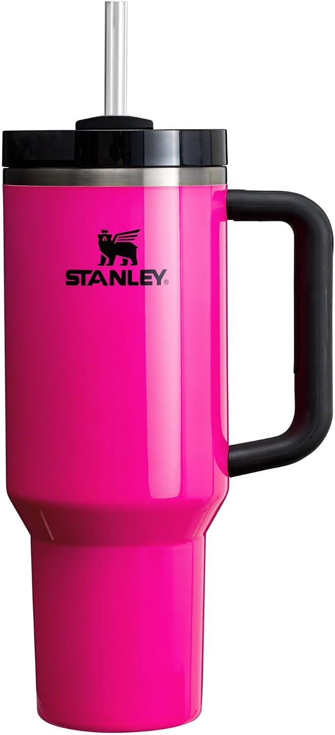 Stanley Electric Pink Flowstate Quencher H2.0 40oz Tumbler~BNWT