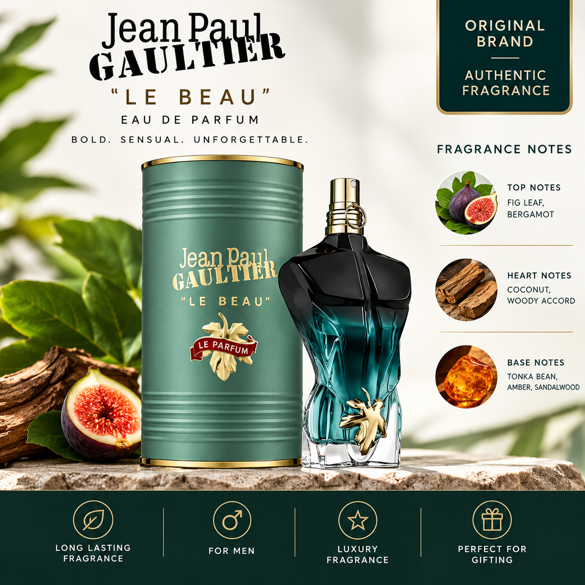 Le Beau Le Parfume Intense for Men - 4.2oz