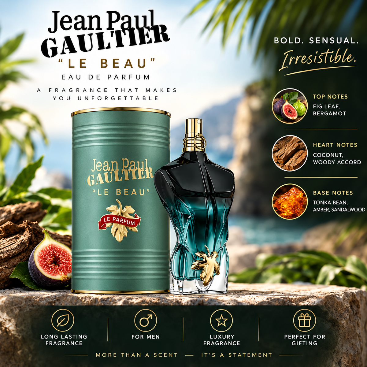 Le Beau Le Parfume Intense for Men - 4.2oz
