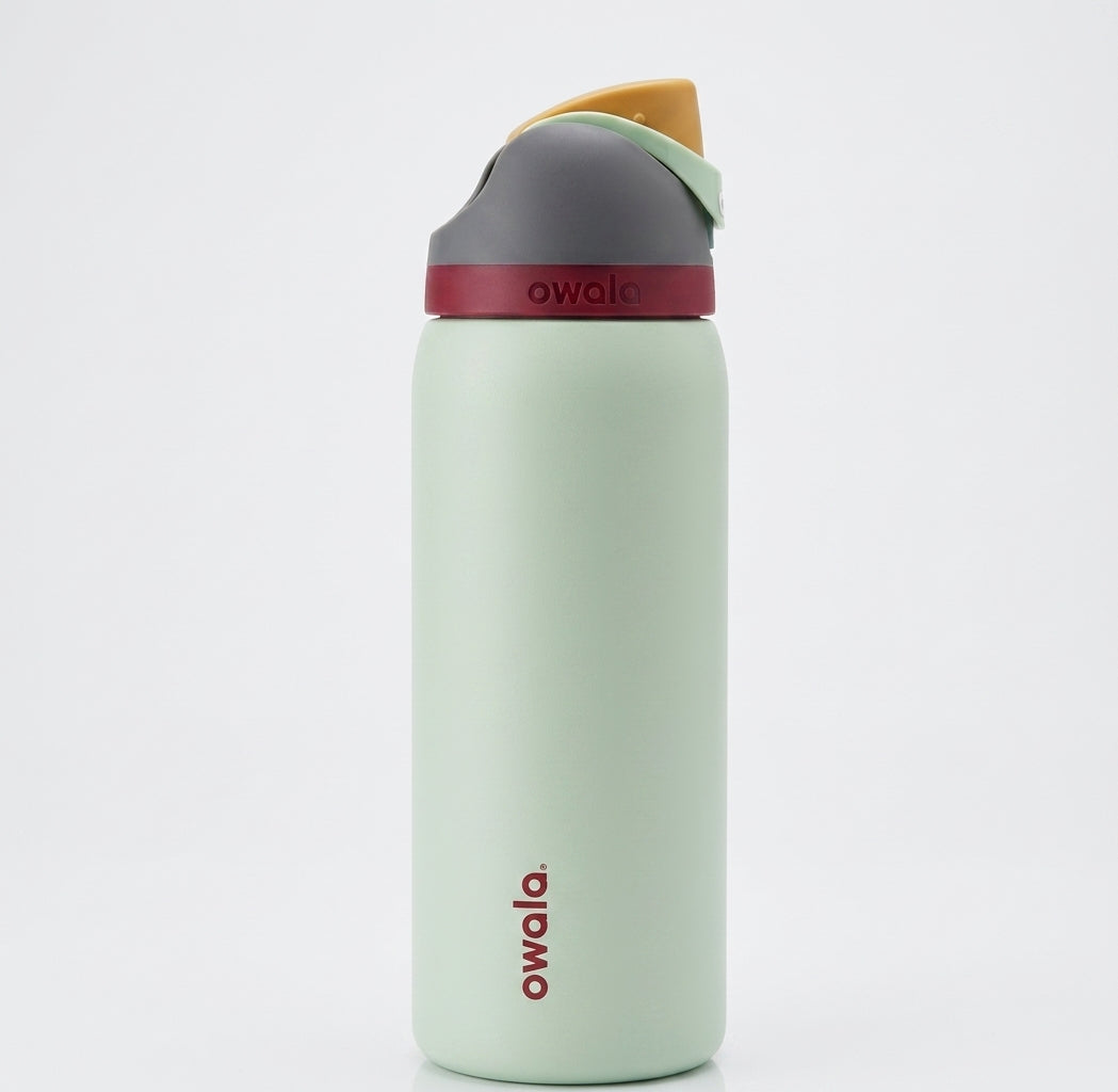 Owala FreeSip 32oz Stainless Steel Water Bottle – Insulated BPA-Free Travel Bottle with Straw Lid | Leak-Proof, 24Hr Cold – Perfect for Gym, Office & Outdoor