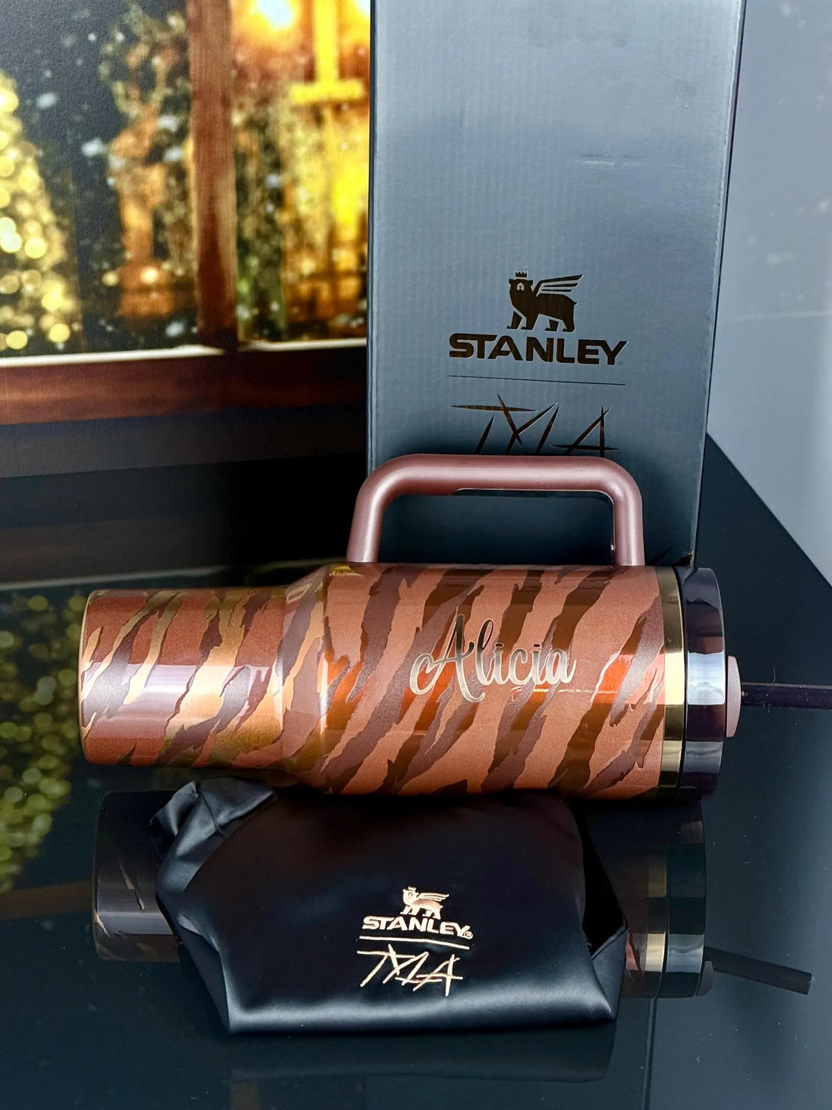 Authentic Stanley X Tyla Collaboration 40oz Quencher - Personalized & Engraved