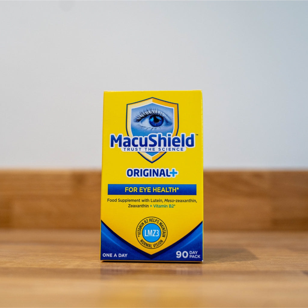 MacuShield Original+ Eye Health Supplement (90 Capsules, 90-Day Supply) | Vitamin B2 & LMZ3 Formula