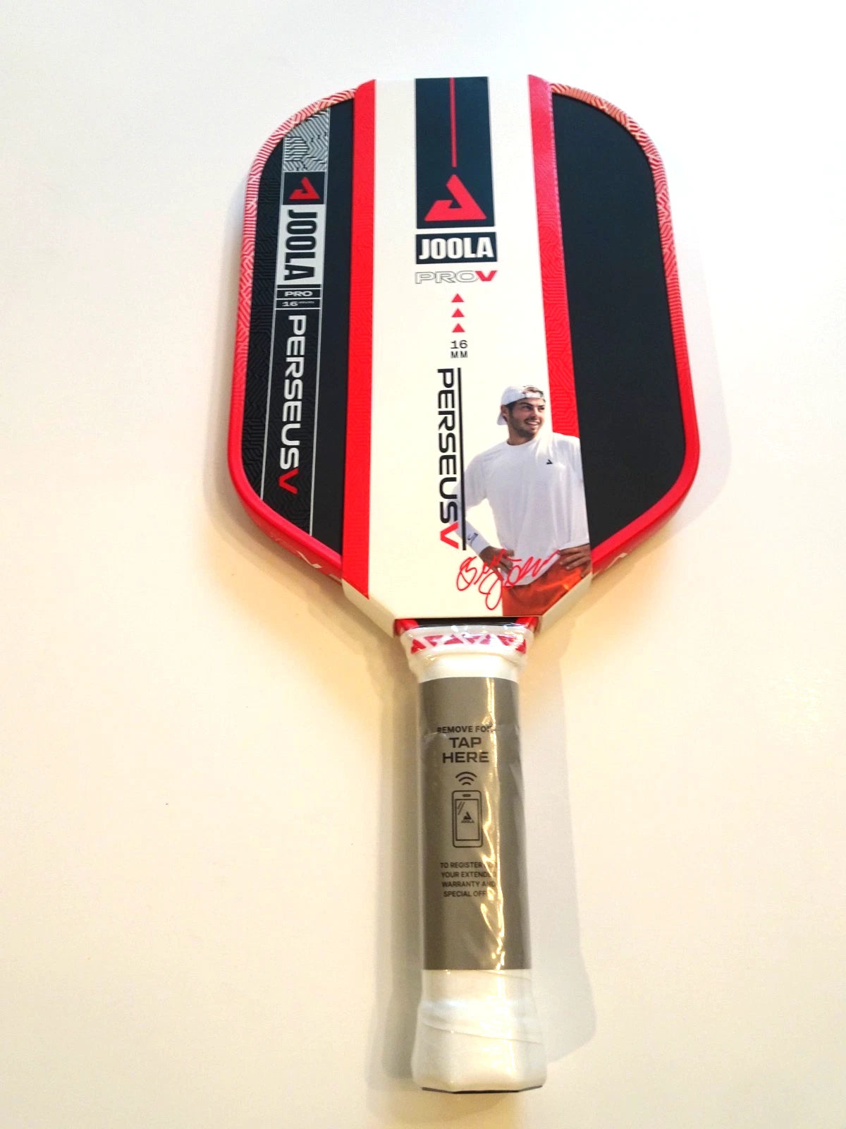 Joola Ben Johns Perseus Pro V 16mm Pickleball Paddle Red New + Free Shipping