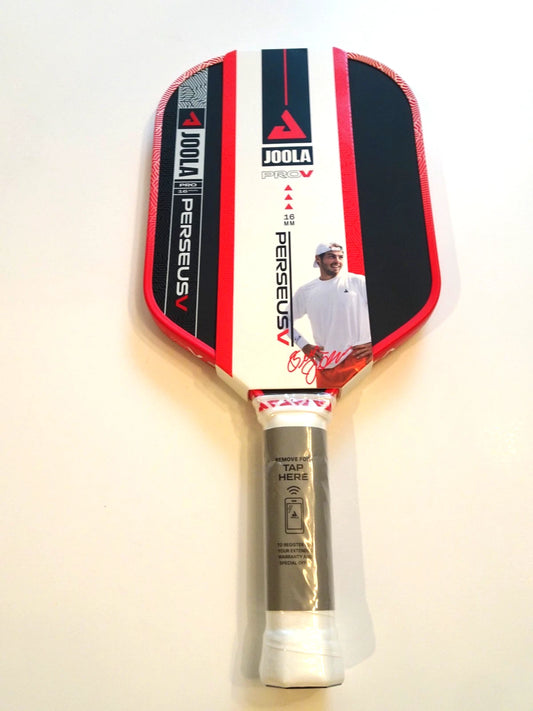 Joola Ben Johns Perseus Pro V 16mm Pickleball Paddle Red New + Free Shipping