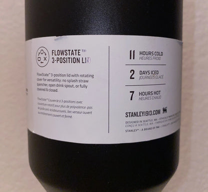 Stanley 40oz Quencher H2.0 Flowstate Tumbler- Black
