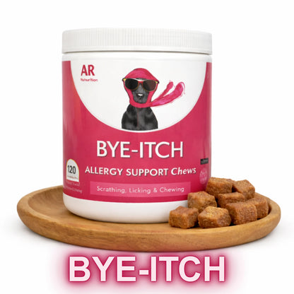 BYE-Itch Immunity Treats For Dogs - 120 Chews to Soothe Itchy Paws, Eyes, Ears & Skin - 360g