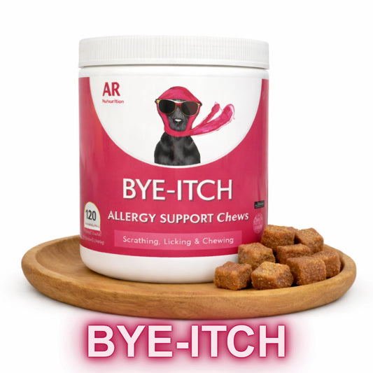 BYE-Itch Immunity Treats For Dogs - 120 Chews to Soothe Itchy Paws, Eyes, Ears & Skin - 360g