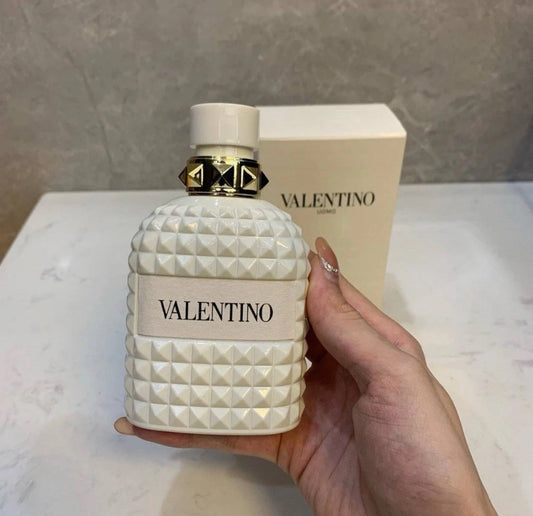 NEW VALENTINO UOMO BORN IN ROMA IVORY EDT SPRAY FOR MEN 3.4 Oz / 100 ml