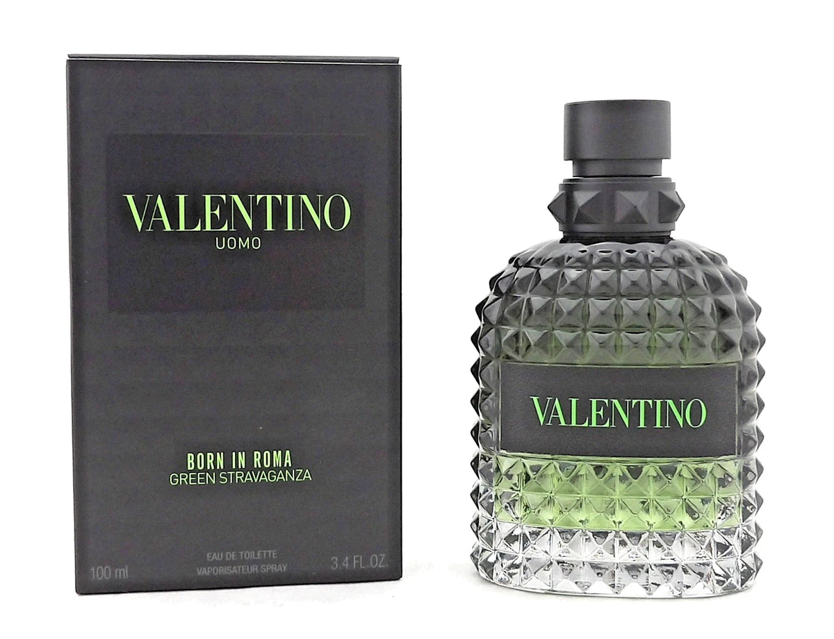 Valentino Uomo Born in Roma Green Stravaganza 3.4 oz EDT - A Distinctive Fragrance