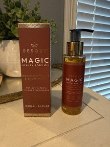 Besque Magic Body Oil Women 3.38 fl Oz - Hydrating After Shower